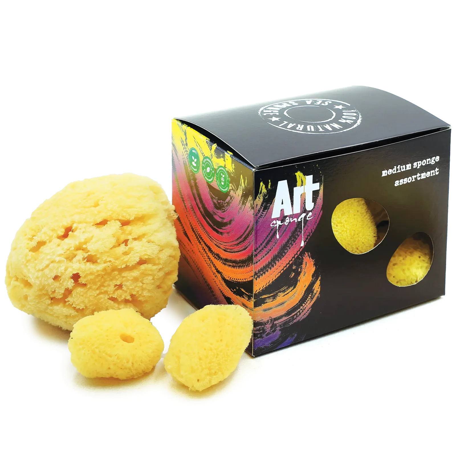 Medium sponge assortment